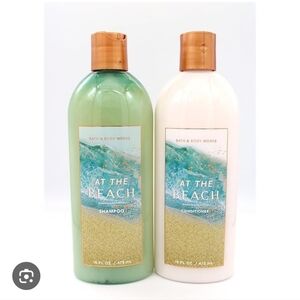 Bath & Body Works At the Beach Shampoo + Conditioner Hair Set Full Size
